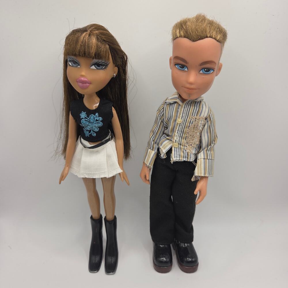 Vintage 2004 Bratz Secret Date Blind Date Nevra + Cameron Dolls Adult Owned